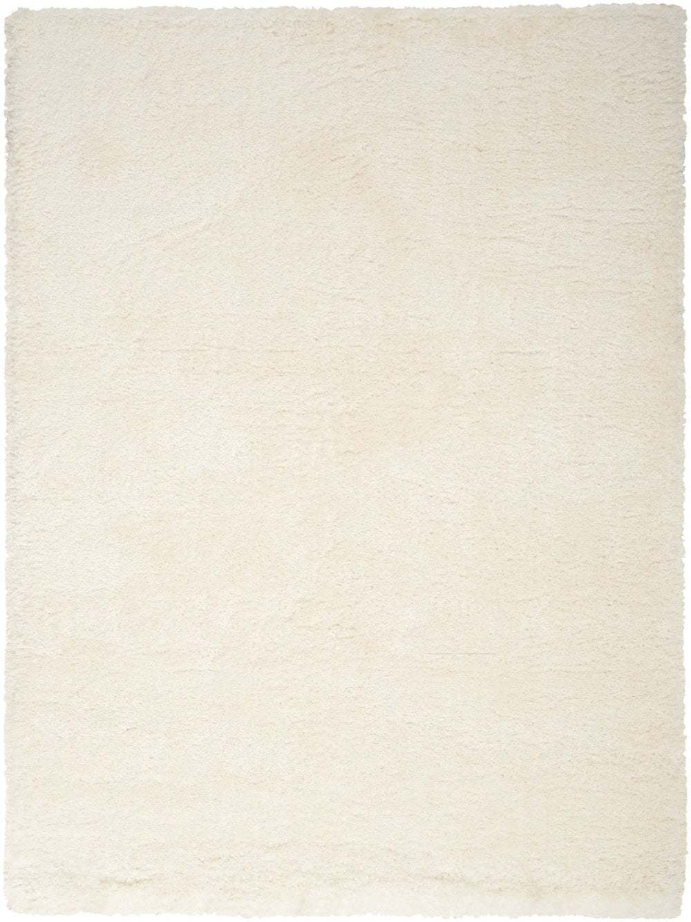 HomeRoots 4' Ivory Shag Area Rug - Luxuriously Soft, Durable & Versatile for Cozy Spaces, Kids & Pets Friendly 5' X 7' 551114