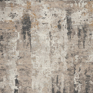 Homeroots 8' X 10' Cream Black And Gray Abstract Area Rug  Polypropylene,Polyester 551115