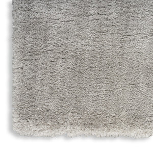 HomeRoots 4' Soft Gray Shag Area Rug - Plush, Stain-Resistant, Durable Design for Cozy, Stylish Interiors 5' X 7' 551121
