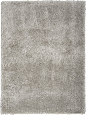 HomeRoots 4' Soft Gray Shag Area Rug - Plush, Stain-Resistant, Durable Design for Cozy, Stylish Interiors 5' X 7' 551121