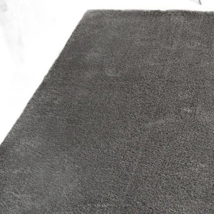 HomeRoots 4' Plush Gray Shag Area Rug – Soft, Durable, Stain-Resistant Design for Cozy Living Spaces 5' X 7' 551122