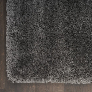 HomeRoots 4' Plush Gray Shag Area Rug – Soft, Durable, Stain-Resistant Design for Cozy Living Spaces 5' X 7' 551122