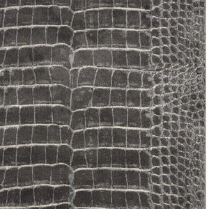 Homeroots 8' X 11' Beige Charcoal And Cream Animal Print Distressed Non Skid Area Rug  Polyester 551159