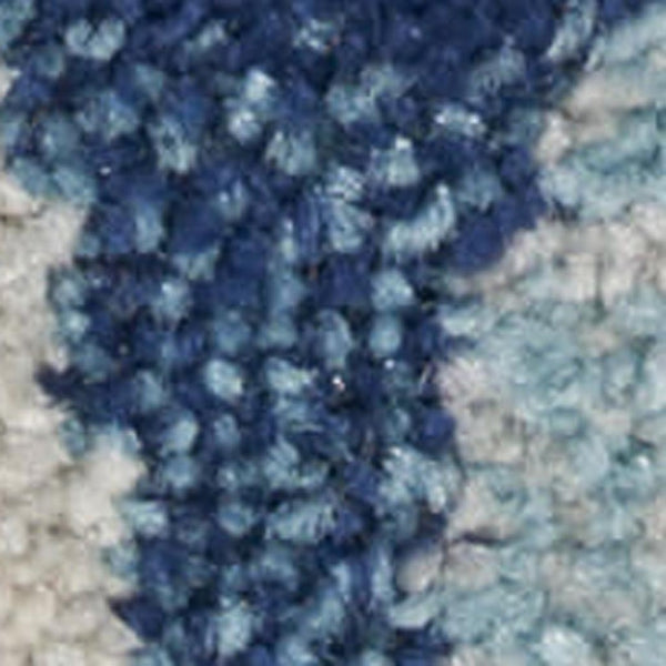 HomeRoots 5' Navy Blue and Beige Botanical Leaves Area Rug for Stylish and Durable Home Decor Solutions 8' X 10' 551227