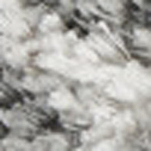 HomeRoots 7' Charcoal and Ivory Abstract Shag Area Rug - Plush, Stain-Resistant Luxury for Modern Spaces 551260