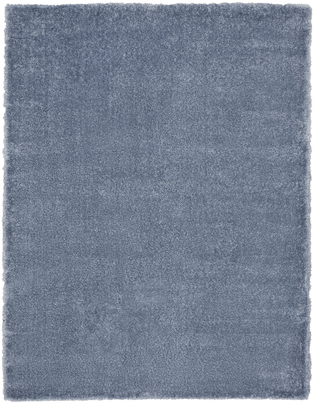 Homeroots 7' X 9' Blue Shag Area Rug  Polyester 551261