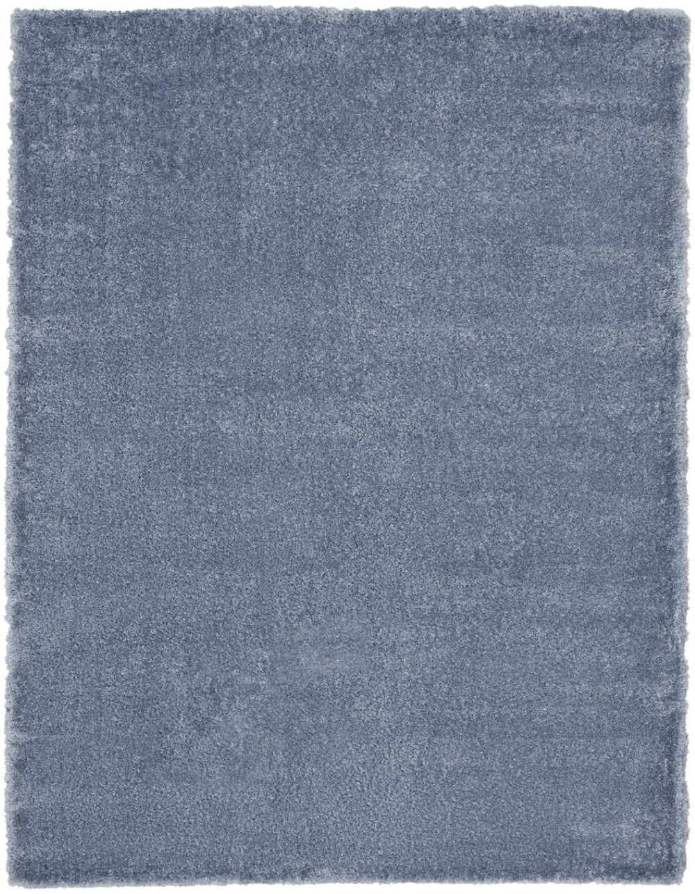 HomeRoots 7' Blue Shag Area Rug - Cozy, Soft, and Stain-Resistant for Living Rooms, Bedrooms, and Play Areas 7' X 9' 551261