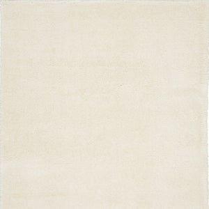 Homeroots 7' X 9' Ivory Shag Area Rug  Polyester 551265