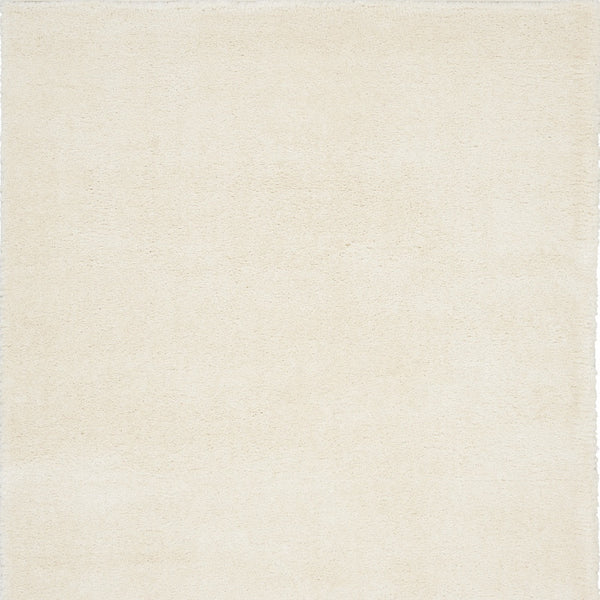 Homeroots 7' X 9' Ivory Shag Area Rug  Polyester 551265