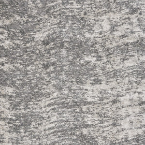 Homeroots 8' X 10' Charcoal And Ivory Abstract Shag Area Rug  Polyester 551270