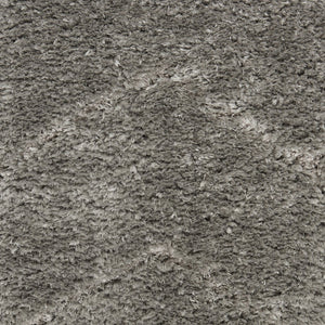 HomeRoots 5' Cozy Gray Chevron Shag Area Rug - Plush, Durable, Stain-Resistant Design for Modern Living Spaces 8' X 10' 551275