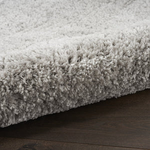 HomeRoots 4' Soft Gray Shag Area Rug - Plush, Stain-Resistant, Durable Design for Cozy, Stylish Interiors 8' X 10' 551277