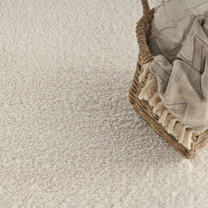 HomeRoots 4' Ivory Shag Area Rug - Luxuriously Soft, Durable & Versatile for Cozy Spaces, Kids & Pets Friendly 8' X 10' 551281