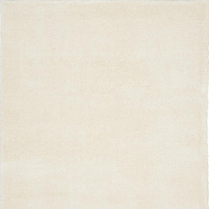 HomeRoots 4' Ivory Shag Area Rug - Luxuriously Soft, Durable & Versatile for Cozy Spaces, Kids & Pets Friendly 8' X 10' 551281