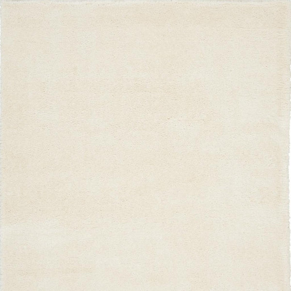 HomeRoots 4' Ivory Shag Area Rug - Luxuriously Soft, Durable & Versatile for Cozy Spaces, Kids & Pets Friendly 8' X 10' 551281