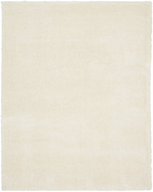 HomeRoots 4' Ivory Shag Area Rug - Luxuriously Soft, Durable & Versatile for Cozy Spaces, Kids & Pets Friendly 8' X 10' 551281