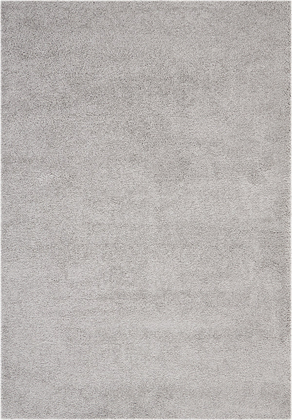 Homeroots 7' X 10' Gray Shag Non Skid Area Rug  Polypropylene 551335