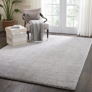 Homeroots 7' X 10' Gray Shag Non Skid Area Rug  Polypropylene 551335