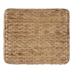 Butler Specialty Robias 24.5" Backless Rattan Counter Stool With Water Hyacinth, Stylish And Durable For Any Space Light Brown Rattan,Water Hyacinth 5513440-butler