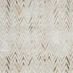 HomeRoots 5' Distressed Chevron Area Rug in Beige, Blue, and Ivory - Soft, Durable, Non-Skid Design for Modern Homes 9' X 12' 551379