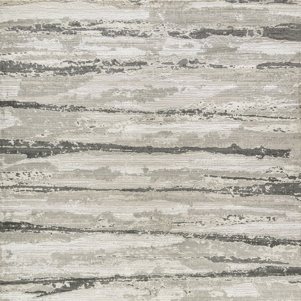 Homeroots 9' X 12' Beige Ivory And Gray Abstract Non Skid Area Rug  Polyester 551381
