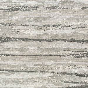 Homeroots 9' X 12' Beige Ivory And Gray Abstract Non Skid Area Rug  Polyester 551381