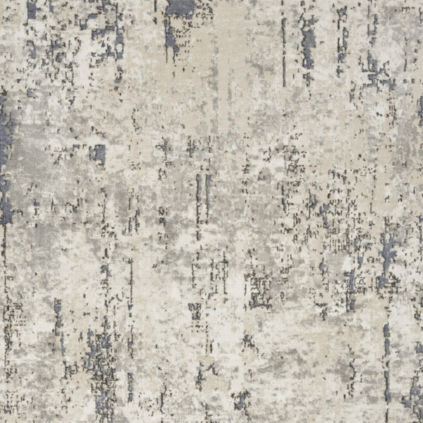 Homeroots 9' X 12' Cream Abstract Power Loom Area Rug  Polypropylene,Polyester 551400