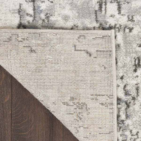 Homeroots 9' X 12' Cream Abstract Power Loom Area Rug  Polypropylene,Polyester 551400