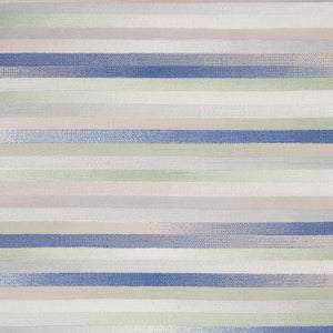 Homeroots 8' X 12' Ivory Tan And Blue Abstract Distressed Non Skid Area Rug  Polypropylene 551403