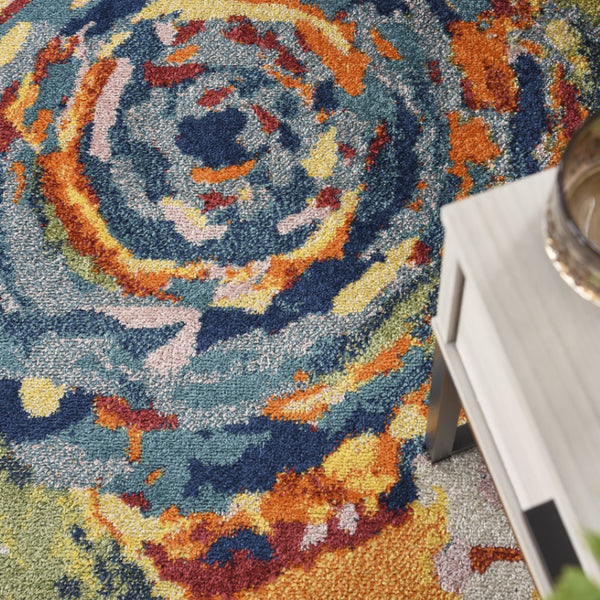 HomeRoots 9' Cream Floral Power Loom Area Rug - Timeless Elegance for Living Rooms, Dining Areas & More 9' X 12' 551422