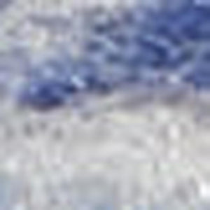 HomeRoots 7' Elegant Ivory Blue and Gray Floral Medallion Area Rug - Stain-Resistant, Non-Skid Design for Homes 8' X 12' 551442