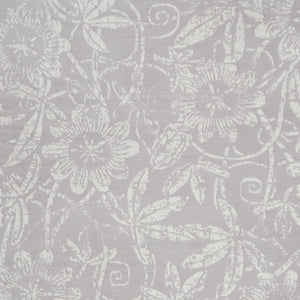 Homeroots 7' Ivory And Gray Floral Distressed Non-skid Area Rug - Perfect For Pets, Stain-resistant & Durable 8' X 12' Polyester 551443