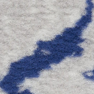 HomeRoots 7' Abstract Distressed Area Rug in Ivory, Blue, and Gray – Non-Skid, Stain-Resistant Modern Comfort 8' X 12' 551444
