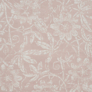 Homeroots 8' X 12' Pink And Ivory Floral Distressed Non Skid Area Rug  Polypropylene 551484
