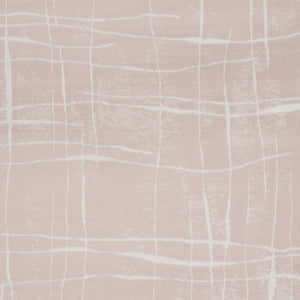 Homeroots 8' X 12' Pink And Ivory Abstract Distressed Non Skid Area Rug  Polypropylene 551485