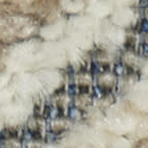 HomeRoots 10' Blue and Yellow Abstract Power Loom Area Rug - Durable, Stylish, Perfect for High-Traffic Spaces! 551503