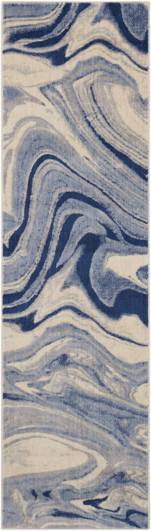 HomeRoots 5' Contemporary Gray, Black & Beige Non-Skid Area Rug – Durable, Stylish, & Easy to Clean for Homes 9' X 13' 551516