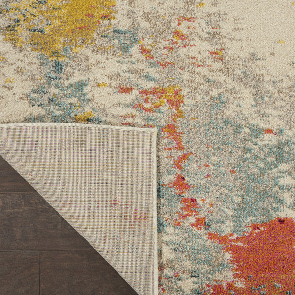 Homeroots 10' X 14' Ivory Abstract Power Loom Area Rug  Polypropylene 551524