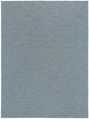HomeRoots 8' X 10' Aqua and Ivory Geometric Area Rug – Stylish, Durable, Indoor/Outdoor Perfect for Any Space 551532