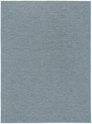 HomeRoots 9' Aqua and Ivory Geometric Indoor Outdoor Area Rug - Modern, Durable, Easy-Care for Any Space! 551538