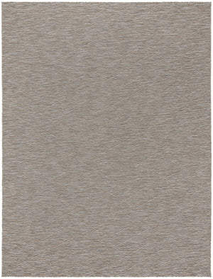 HomeRoots 10' Modern Geometric Gray Indoor Outdoor Area Rug - Durable, Stylish, Easy-Care for Any Space! 551548