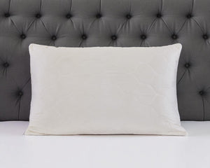 HomeRoots Cotton Hypoallergenic Queen Pillow with Plush Support for Back Sleepers - Cooling & Easy Care Design 551575