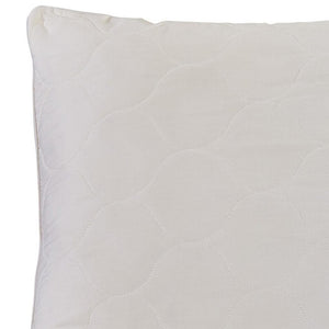 HomeRoots Cotton Hypoallergenic King Size Pillow for Back Sleepers - Cool, Plush Wool Fill & Adjustable Loft 551576