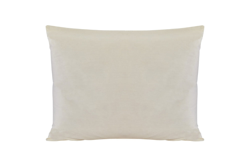 HomeRoots Cotton King Size Hypoallergenic Pillow for Back Sleepers - Plush, Cooling, & Easy Care with Gusseted Edge 551579