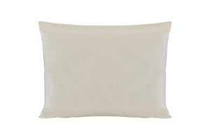 HomeRoots Cotton King Size Hypoallergenic Pillow for Back Sleepers - Plush, Cooling, & Easy Care with Gusseted Edge 551579