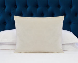 HomeRoots Cotton King Size Hypoallergenic Pillow for Back Sleepers - Plush, Cooling, & Easy Care with Gusseted Edge 551579