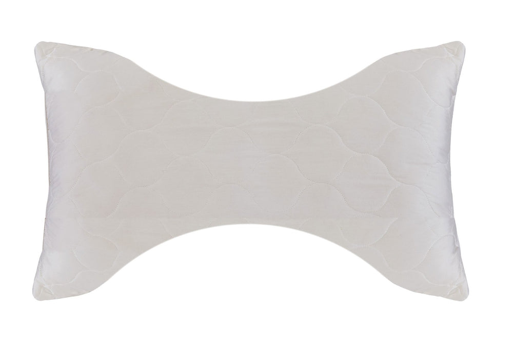 HomeRoots Cotton Hypoallergenic Ergonomic Queen Size Pillow for Side Sleepers – Plush Support & Cool Comfort 551581