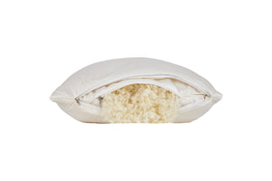 HomeRoots Cotton Hypoallergenic Ergonomic Queen Size Pillow for Side Sleepers – Plush Support & Cool Comfort 551581
