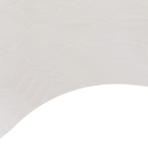 HomeRoots Cotton Ergonomic Hypoallergenic Bed Pillow for Side Sleepers - Plush Comfort & Breathable Wool Fill 551582