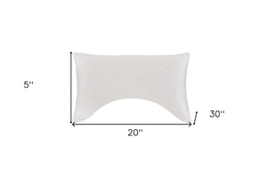HomeRoots Cotton Ergonomic Queen Size Bed Pillow for Side Sleepers – Hypoallergenic, Cooling, and Luxurious Comfort 551583